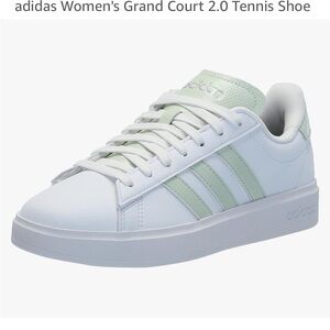 👟Adidas Women's Grand Court 2.0 | Nearly New - White and Green